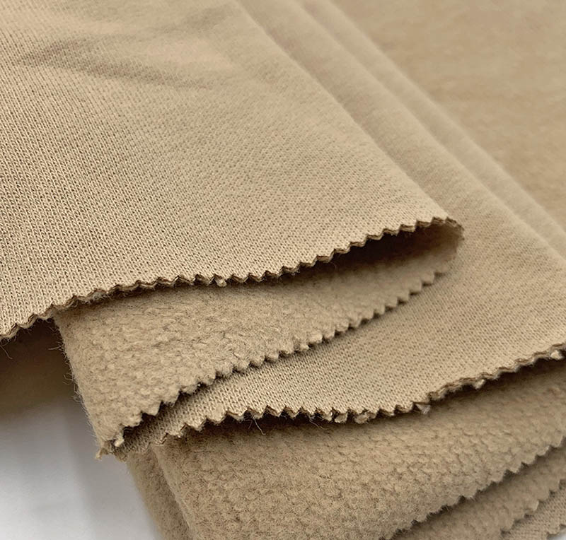 100% cotton nano fleece 360G detail 1