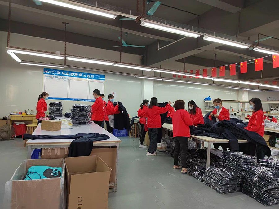 Custom Hoodies Manufacturing Factory Warehouse