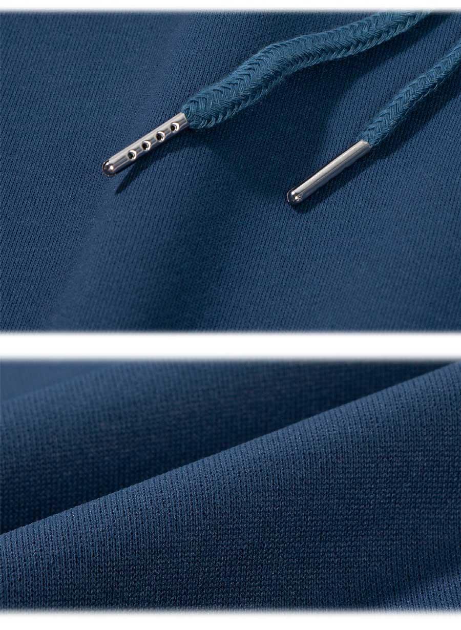 100% cotton hoodie details