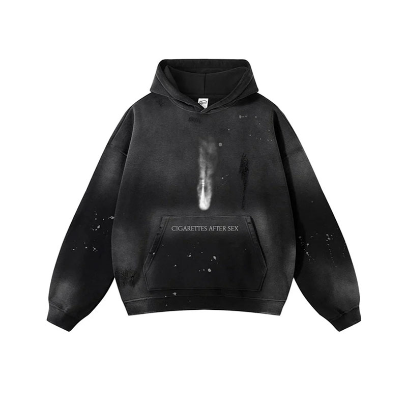 Custom Wholesale Gradient Washed Hoodie