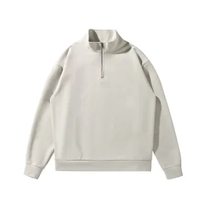 Custom half zip sweatshirt manufacturer