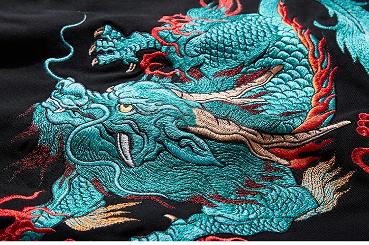 Embroidery and print details