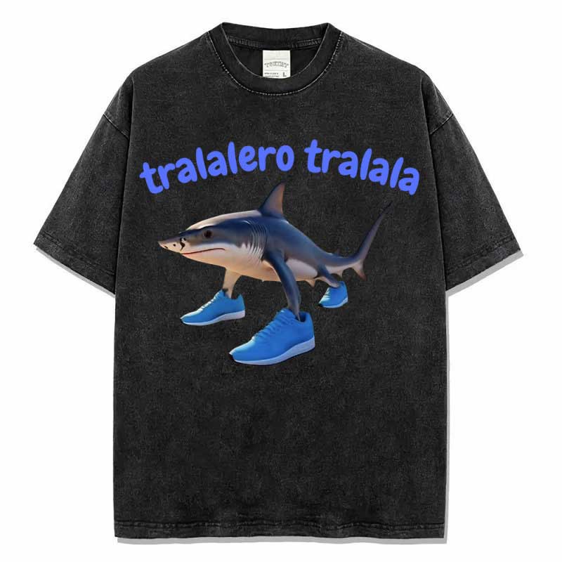 Heavyweight Washed Digital Print T-Shirt