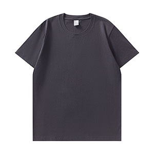 Gray crew neck T-shirt