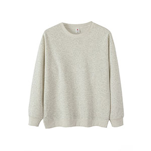 Grey crew neck sweatshirt