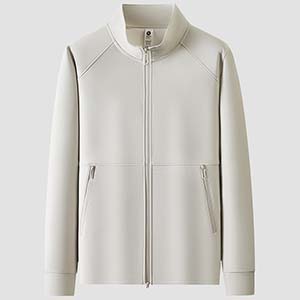 High-quality zip-up cardigan sweatshirt
