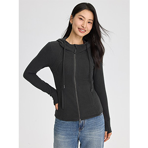 Women's Slim-Fit Zipper Hoodie