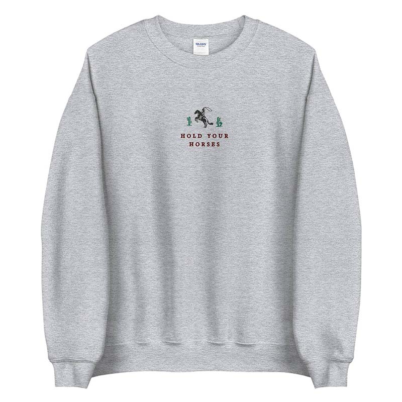 Custom sweatshirts embroidered wholesale