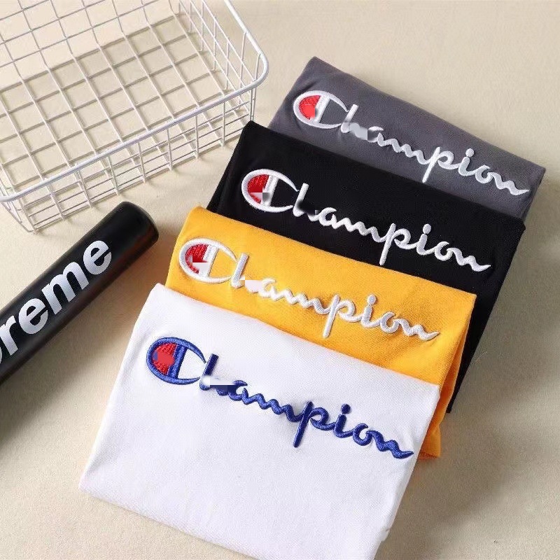Premium Champion Embroidered Print T-shirt