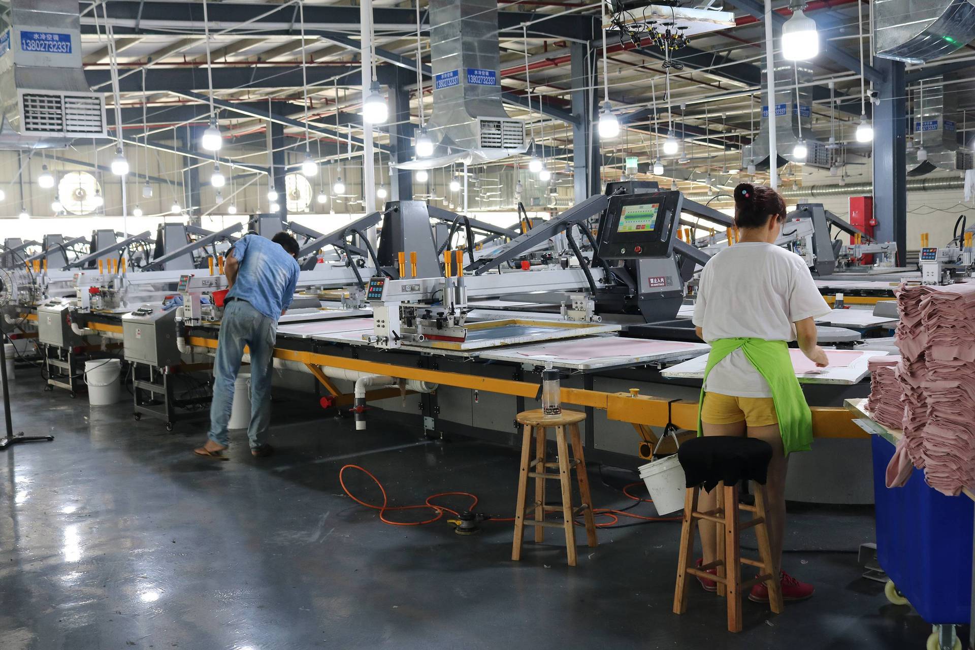 Chinese garment manufacturing factory