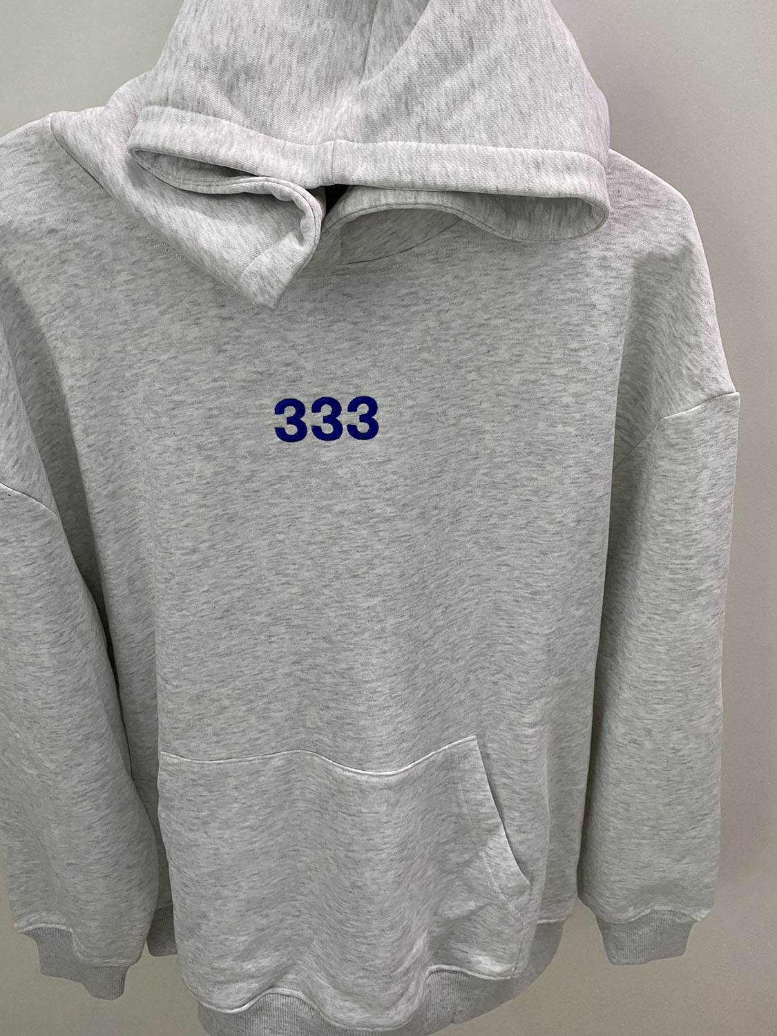 Front view of Ines's custom hoodie